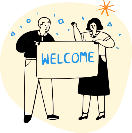 Onboarding experience illustration